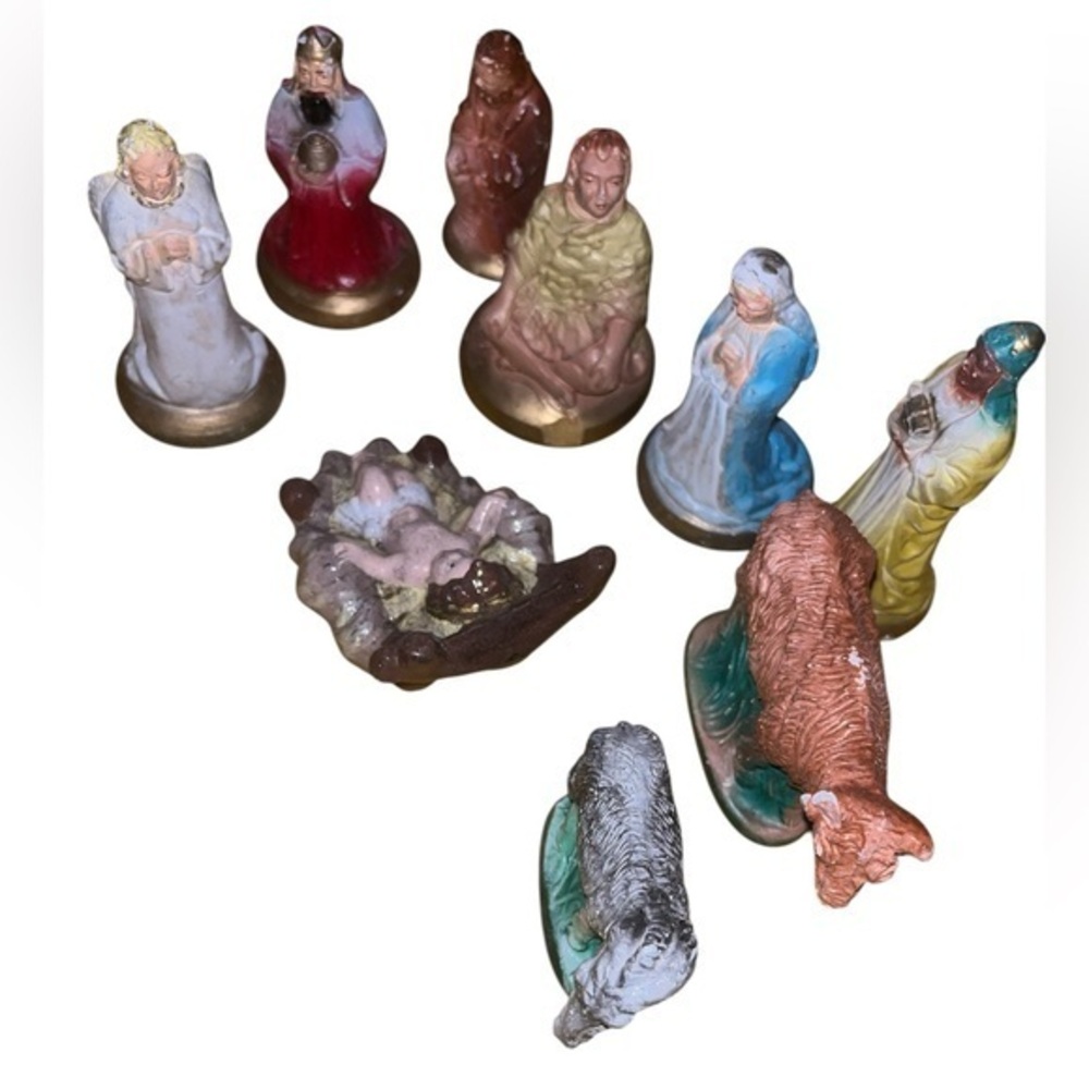 Vintage Nativity set